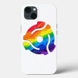SlipperyJoe's plastic 45 RPM-recordadaptervibran Case-Mate iPhone Case