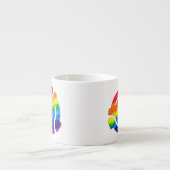 SlipperyJoe's plastic 45 RPM-recordadaptervibran Espresso Kop (Voorkant)