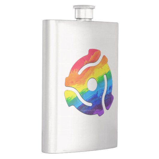 SlipperyJoe's plastic 45 RPM-recordadaptervibran Flacon (Rechts)