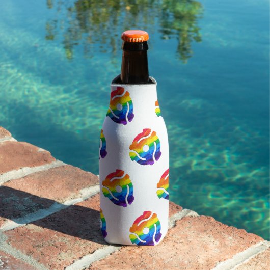 SlipperyJoe's plastic 45 RPM-recordadaptervibran Flesjeskoeler (Insitu Zwembad)