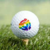 SlipperyJoe's plastic 45 RPM-recordadaptervibran Golfballen (Insitu Shirt)