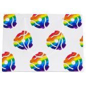 SlipperyJoe's plastic 45 RPM-recordadaptervibran Groot Cadeauzakje (Voorkant)