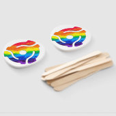 SlipperyJoe's plastic 45 RPM-recordadaptervibran Handwaaier (Niet-gemonteerd)