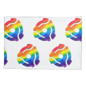 SlipperyJoe's plastic 45 RPM-recordadaptervibran Kussensloop (Achterkant)