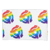 SlipperyJoe's plastic 45 RPM-recordadaptervibran Kussensloop (Voorkant)