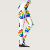 SlipperyJoe's plastic 45 RPM-recordadaptervibran Leggings (Rechts)