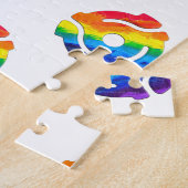 SlipperyJoe's plastic 45 RPM-recordadaptervibran Legpuzzel (Zijkant)