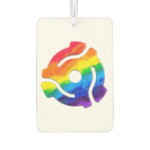 SlipperyJoe's plastic 45 RPM-recordadaptervibran Luchtverfrisser (Achterkant)