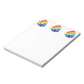 SlipperyJoe's plastic 45 RPM-recordadaptervibran Notitieblok (Linkerzijde)