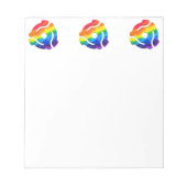 SlipperyJoe's plastic 45 RPM-recordadaptervibran Notitieblok (Voorkant)