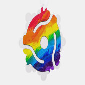 SlipperyJoe's plastic 45 RPM-recordadaptervibran Ornament Kaart (Rechts)