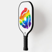 SlipperyJoe's plastic 45 RPM-recordadaptervibran Pickleball Paddle (Links)