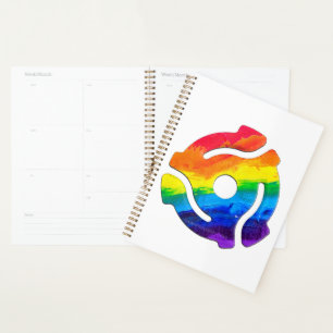 SlipperyJoe's plastic 45 RPM-recordadaptervibran Planner