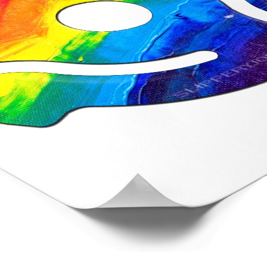 SlipperyJoe's plastic 45 RPM-recordadaptervibran Poster (Hoek)