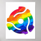 SlipperyJoe's plastic 45 RPM-recordadaptervibran Poster (Voorkant)