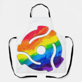 SlipperyJoe's plastic 45 RPM-recordadaptervibran Schort (Voorkant)