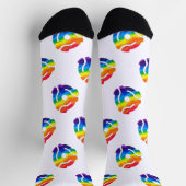 SlipperyJoe's plastic 45 RPM-recordadaptervibran Sokken (Top)