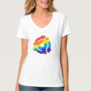 SlipperyJoe's plastic 45 RPM-recordadaptervibran T-shirt