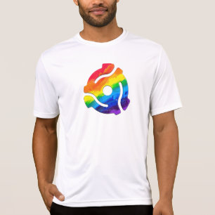SlipperyJoe's plastic 45 RPM-recordadaptervibran T-shirt