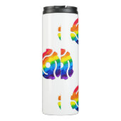 SlipperyJoe's plastic 45 RPM-recordadaptervibran Thermosbeker (Achterkant)