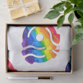 SlipperyJoe's plastic 45 RPM-recordadaptervibran Tissuepapier (Geschenk)