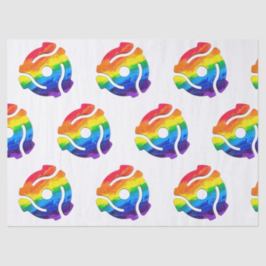 SlipperyJoe's plastic 45 RPM-recordadaptervibran Tissuepapier (Voorkant)