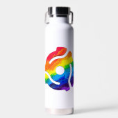 SlipperyJoe's plastic 45 RPM-recordadaptervibran Waterfles