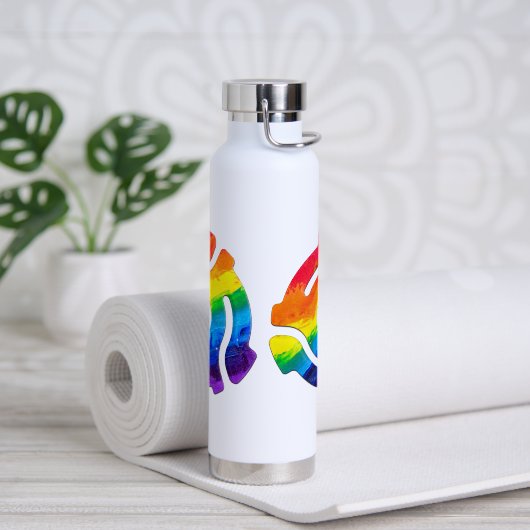 SlipperyJoe's plastic 45 RPM-recordadaptervibran Waterfles