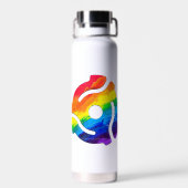 SlipperyJoe's plastic 45 RPM-recordadaptervibran Waterfles