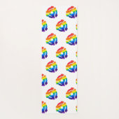 SlipperyJoe's plastic 45 RPM-recordadaptervibran Yogamat (Achterkant)