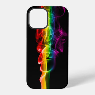 SlipperyJoe's pluim van regenboogenergie damp ving iPhone 12 Pro Hoesje