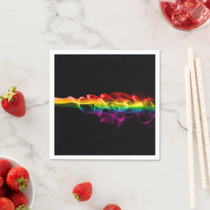 SlipperyJoe's pluim van regenboogenergie damp ving Servet