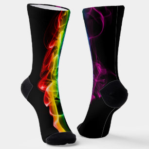 SlipperyJoe's pluim van regenboogenergie damp ving Sokken