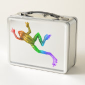 SlipperyJoe's Pride Frog beeldje Levendige kleuren (Achterkant)