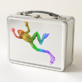 SlipperyJoe's Pride Frog beeldje Levendige kleuren (Voorkant)