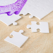 SlipperyJoe's Pride Frog beeldje Levendige kleuren Legpuzzel (Zijkant)