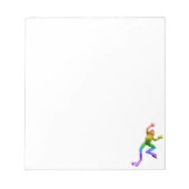 SlipperyJoe's Pride Frog dierenkruipende regenboog Notitieblok (Voorkant)