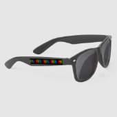 SlipperyJoe's pride mensen geven silhouette kleurf Zonnebrillen (Rechts)