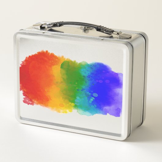 SlipperyJoe's pride splatter regenboog kleuren lev (Achterkant)