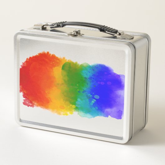 SlipperyJoe's pride splatter regenboog kleuren lev (Voorkant)