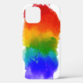 SlipperyJoe's pride splatter regenboog kleuren lev Case-Mate iPhone Case (Achterkant)