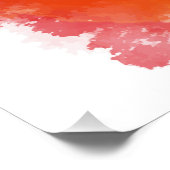 SlipperyJoe's pride splatter regenboog kleuren lev Perfect Poster (Hoek)