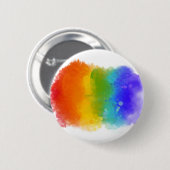 SlipperyJoe's pride splatter regenboog kleuren lev Ronde Button 5,7 Cm (Voorkant /achterkant)