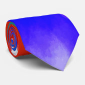 SlipperyJoe's pride splatter regenboog kleuren lev Stropdas (Opgerold)