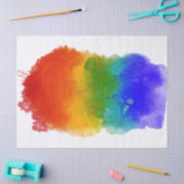 SlipperyJoe's pride splatter regenboog kleuren lev Tissuepapier (Craft)