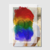 SlipperyJoe's pride splatter regenboog kleuren lev Vellum Uitnodigingen (Offset (Koppel))
