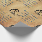 SlipperyJoe's Prinses klap lopen grappig jaren 50  Cadeaupapier (Hoek)