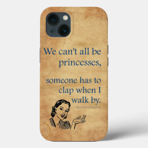 SlipperyJoe's Prinses klap lopen grappig jaren 50  Case-Mate iPhone Case