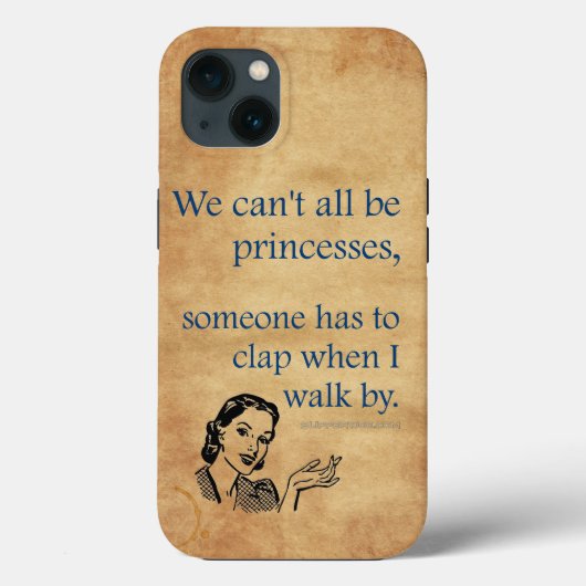 SlipperyJoe's Prinses klap lopen grappig jaren 50  Case-Mate iPhone Case (Achterkant)