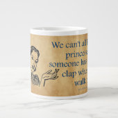 SlipperyJoe's Prinses klap lopen grappig jaren 50  Grote Koffiekop (Voorkant)